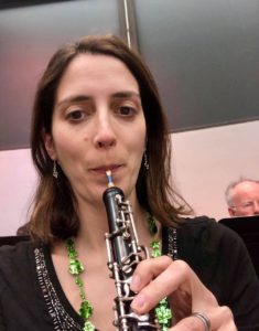 Nicole plays oboe