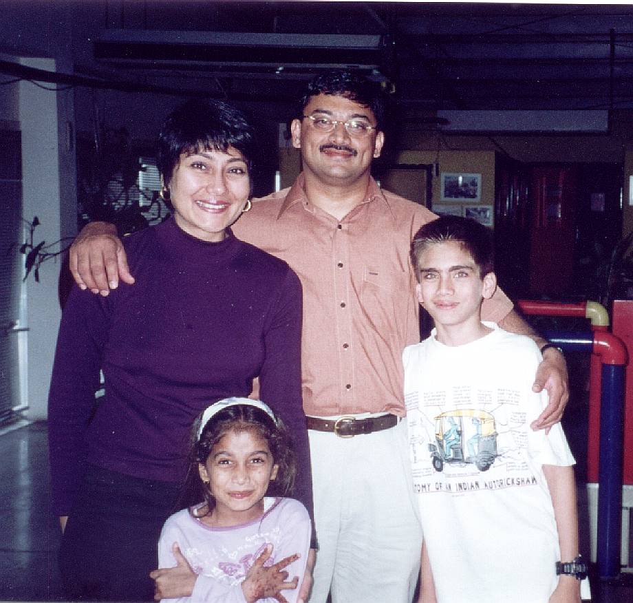 Bambawale family in Dubai in 2000